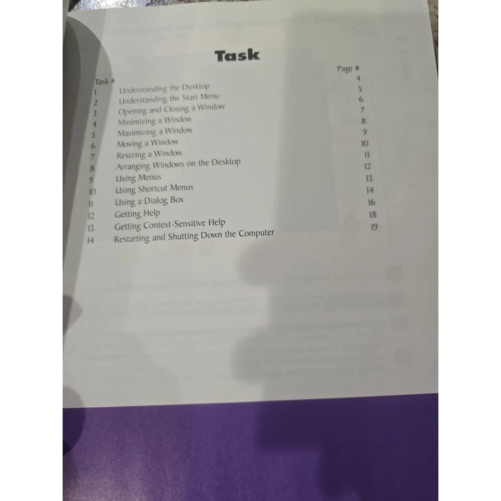 Easy Microsoft(R) Windows XP Home Edition (Que's Easy Series) Booklet